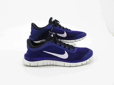 Nike женщин обуви бесплатный 3,0 размер 10 М фиолетовый Athletic работает кроссовок подержанные qp - Изображение 1 из 4