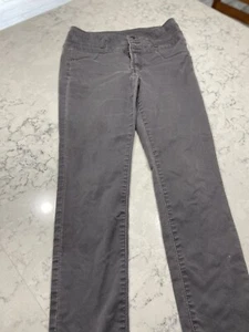Xhilaration Juniors Gray Straight Leg Pants Size 8 - Picture 1 of 1