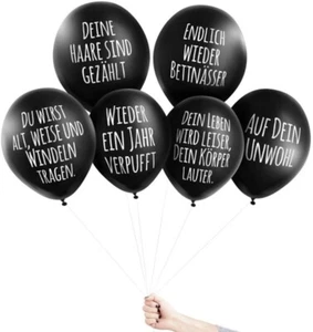 Pechkeks Anti-Party Ballons "GLÜCKWÜNSCHEN SET" - Bild 1 von 8