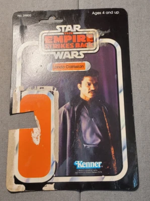 Reverso de tarjeta vintage Star Wars ESB 1980 Lando Calrissian 32B Foto 1 de 2
