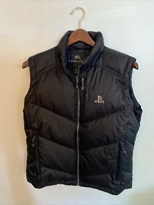 PlayStation Vest Size Large PS Embroidered Comfy Warm Game Gaming Rare Promotion - Image 1 of 4
