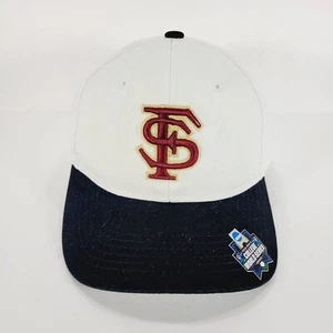 Florida State Seminoles Hat Cap Mens White Top Of The World College World Series - Picture 1 of 6