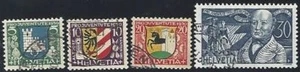 Schweiz 1930 mit Rundstempel gestempelt MiNr. 241-244 Pro Juventute - Bild 1 von 1