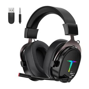 3-in-1 Wireless Gaming Headset,7.1 Surround Sound,Noise-Canceling Mic,PC/PS4/PS5 - Picture 1 of 32