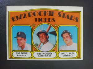 1972 Topps - 1972 Rookie Stars #257 Paul Jata Tim Hosley  Jim Foor 