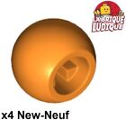 Lego technic 4x boule balle rond Ball Joint bille orange 32474 NEUF