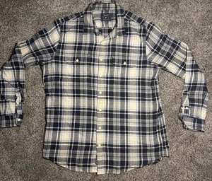 American Eagle Flannel Size XL - Tall Plaid Slim Fit Heavy Weigh Button Down Top - Afbeelding 1 van 17