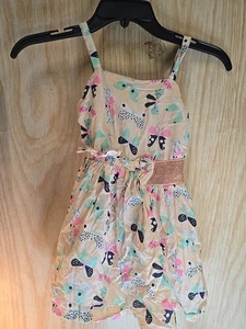 Cat & Jack Baby Girls RUFFLE Butterfly Dress P Size XS4/5 - Picture 1 of 10
