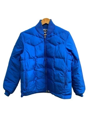 A BATHING APE down Jacket blue XL Used - Image 1 of 4