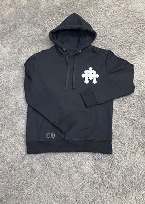 Sudadera con capucha negra Chrome Hearts MultiCross, talla mediana Foto 1 de 4