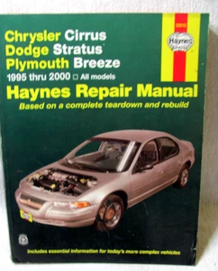 Haynes-Chrysler Cirrus Dodge Stratus PLymouth Breeze 1995-2000  Repair Manual - Picture 1 of 8