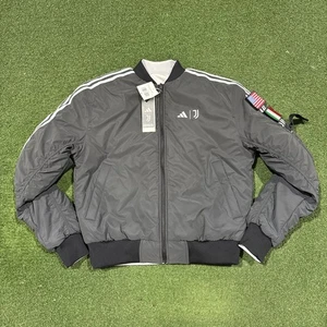 Adidas Juventus x NASA Italy USA Reversible Bomber Jacket Men's Small JE3130 - Picture 1 of 12