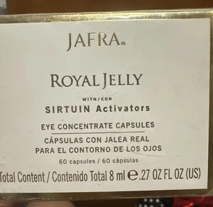 Jafra Gelée Royale Augenkonzentrat 60 Kapseln Sirtuin Aktivatoren 0,27 Oz 8 ML - Bild 1 von 2
