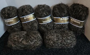 Patons Divine 7 Lot, Deep Earth, Same Lot# 10.5% Wool 10.5% Mohair 142 yds/ 3.5 - Picture 1 of 7