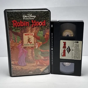 Walt Disneys Robin Hood Black Diamond Classic VHS Black Clamshell Case 228VS - Bild 1 von 24