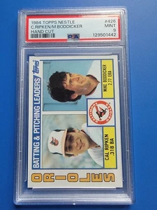 Cal Ripken Jr/Boddicker Handcut 1994 Topps Nestle #426 PSA 9 MINT Baseball Card - Picture 1 of 12