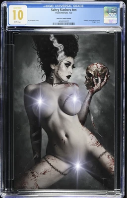 2023 Boo Koo Sultry Slashers Frankenstein Bride Cosplay VIRGIN Chase LE CGC 10 - Image 1 of 2