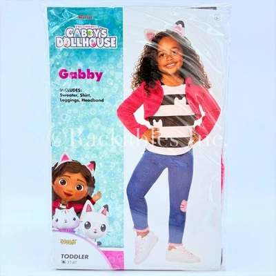 [01719368] Spirit Halloween Toddler Gabby Costume Gabby's Dollhouse Sizes Vary - Image 1 of 4