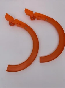 Hot Wheels Ultimate Garage Dinosaur T-Rex Replacement Parts 2x Orange Jump Track - Picture 1 of 4