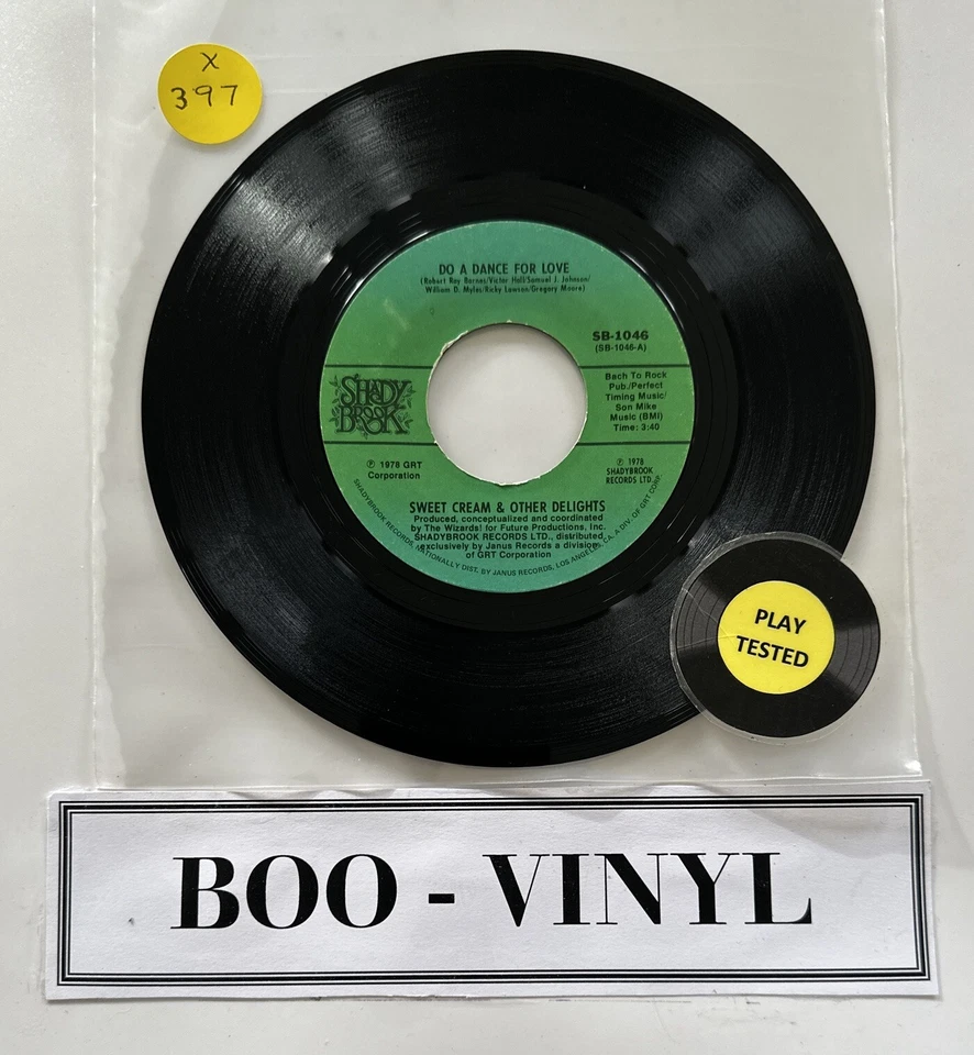 Sweet Cream - Do A Dance For Love 7” Soul Funk Disco Vinyl Record VG+ - Image 1 of 4