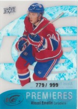 Alexei Emelin 2011-12 Upper Deck Ice Premieres RC 779/999 Montreal Canadiens