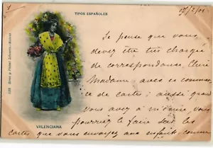 España 1901 Postal Vintage Valenciana (1398) - Imagen 1 de 2
