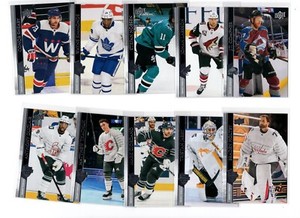 2020-21 Upper Deck French Variant Lot Of 10 Cards
