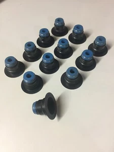 CUMMINS 6BT ENGINE 5.9L -1994-98 "TOP HAT" STYLE VITON VALVE STEM SEALS X 12 - Picture 1 of 5
