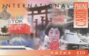 REINO UNIDO. International Phonecard - TDK store. 10 £. F-UK-DIT-MIX-0004. (841) - Imagen 1 de 1