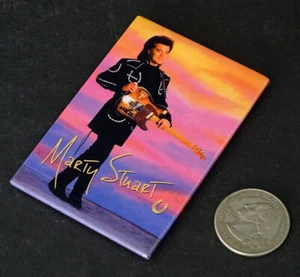 1990's Vintage MARTY STUART Clarence Guitar CONCERT SOUVENIR Refrigerator Magnet - Picture 1 of 2