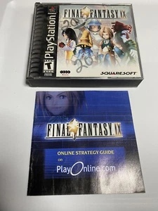Final Fantasy IX Sony PlayStation 1 schwarzes Label 4 Disc kein Handbuch getestet funktioniert - Bild 1 von 4