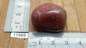 JASPE ROUGE pierre roulee mineraux lithotherapie reiki collection esoterisme - Picture 1 of 2