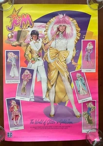 Jem And The Holograms Original The World of Glitter and Gold Poster 1986 - Picture 1 of 2