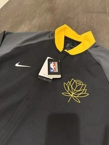 Chaqueta de calentamiento Nike Golden State Warriors City Edition DN5535-010 talla L alta nueva con etiquetas - Imagen 1 de 9