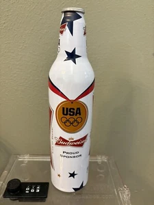 Budweiser U.S.A. Commemorative Olympics 16 fl. oz. Bottle - Picture 1 of 1