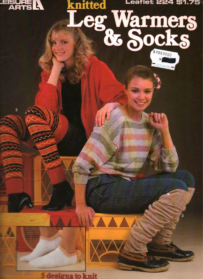 Knitted Leg Warmers & Socks | Leisure Arts 224 - Image 1 of 2