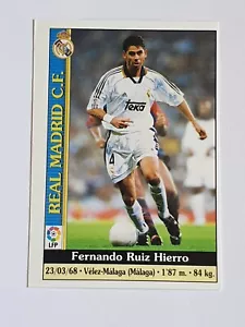 Fernando Hierro Real Madrid #25 Mundicromo Schede La Liga 1999-00 Legend - Foto 1 di 12
