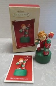 Hallmark Keepsake Ornament Teetering Toddler Dated 2002 in Original Box - Picture 1 of 11