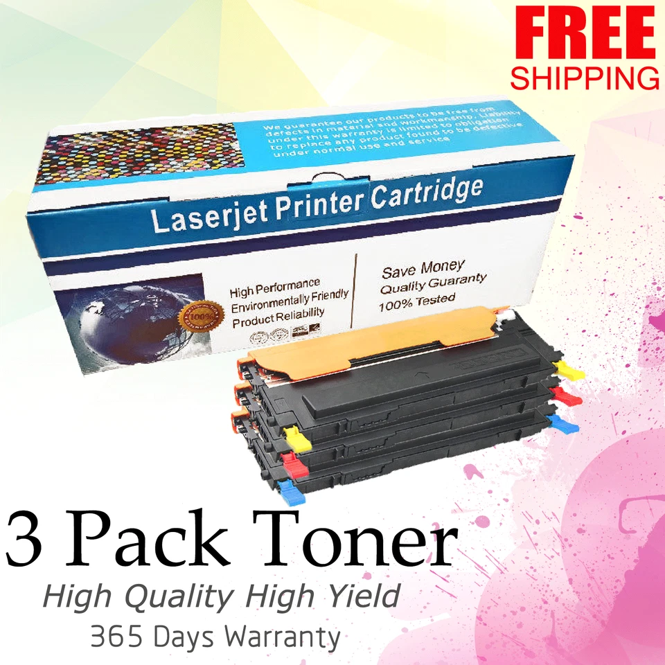 Комплект из 3 картриджей с тонером для цветного принтера CLT-407S CMY для Samsung CLP-325W - Изображение 1 из 1