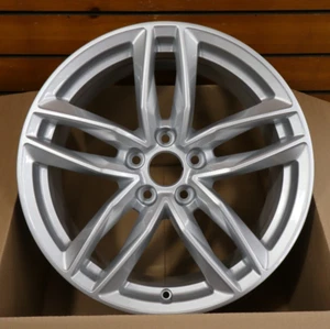18" AUDI A4 WHEEL RIM FACTORY OEM 59124 2018-2023 SILVER - Picture 1 of 5