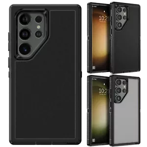 For Samsung Galaxy S23 Ultra Dual Shockproof Hybrid Slim Rubber Phone Case Cover - Picture 1 of 37