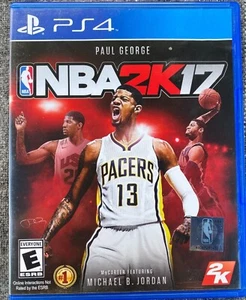 NBA 2K17 PS4 Basketball /  Paul George /  Pacers Video Game  EX - Picture 1 of 4