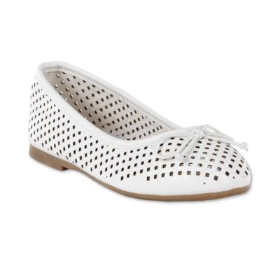 Zapatos planos de ballet, ALISSA by Piper niñas blancos tallas Asst.  Nuevo con etiquetas Foto 1 de 4