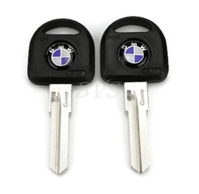 2 PCS BLANK KEY FIT FOR BMW 3 5 6 7 SERIES E12 E21 E23 E24 E28 E30 M3 M5 GERMANY Foto 1 de 4