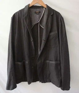 Diesel Black Gold Jacket Cotton / Linen  Size L Dark Gray **pcg0607p - Picture 1 of 8