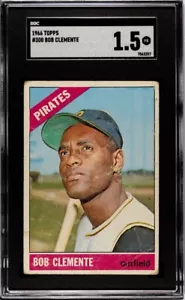 1966 TOPPS #300 BOB CLEMENTE SGC 1.5 - Foto 1 di 2