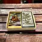 Vintage Playing Cards - 2 Decks Includes Jokers -  Plastic Case