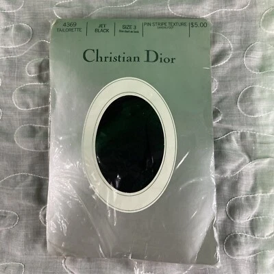 CALÇA VINTAGE NOVA OS CHRISTIAN DIOR 4369 ALFAIATARIA LISTRA PRETA TAMANHO 3 - Imagem 1 de 4