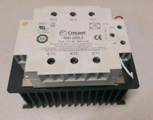 Crouzet GN3 25DLZ 25 Amp 3 Phase Solid State Relay 600 Volts, 4 To 32 V Control - Picture 1 of 3