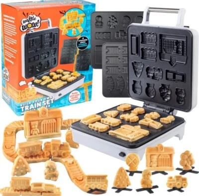 Juego Waffle Wow Train Gofrera, con 4 Platos Extraíbles, Aptos para Lavavajillas Foto 1 de 4